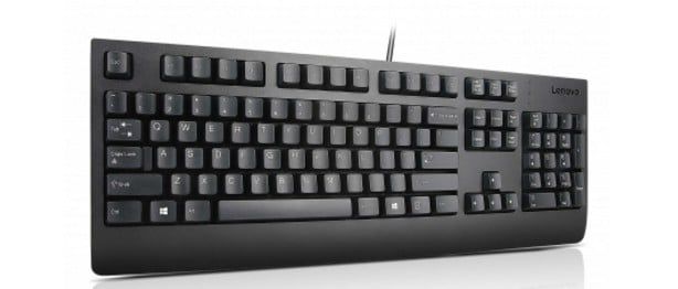 Lenovo 4X30M86893 tastaturi Universală USB QWERTZ Germană Negru_1