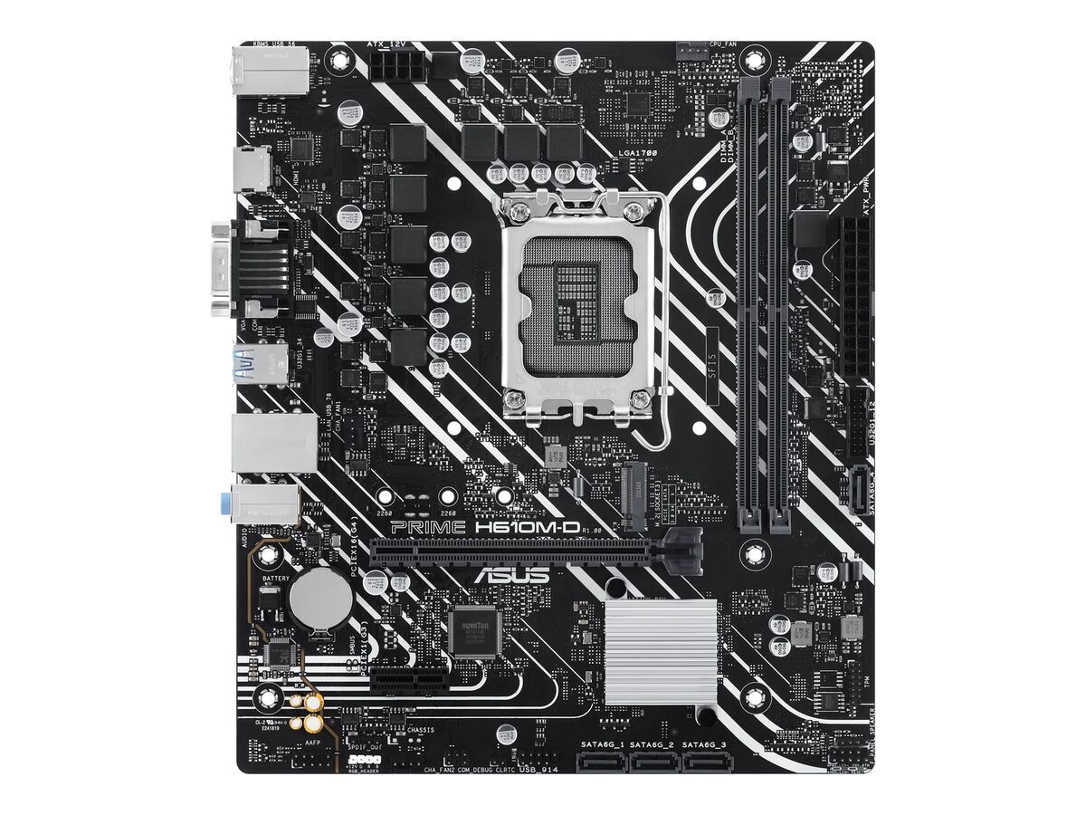 ASUS PRIME H610M-D Intel H610 LGA 1700 micro-ATX_1