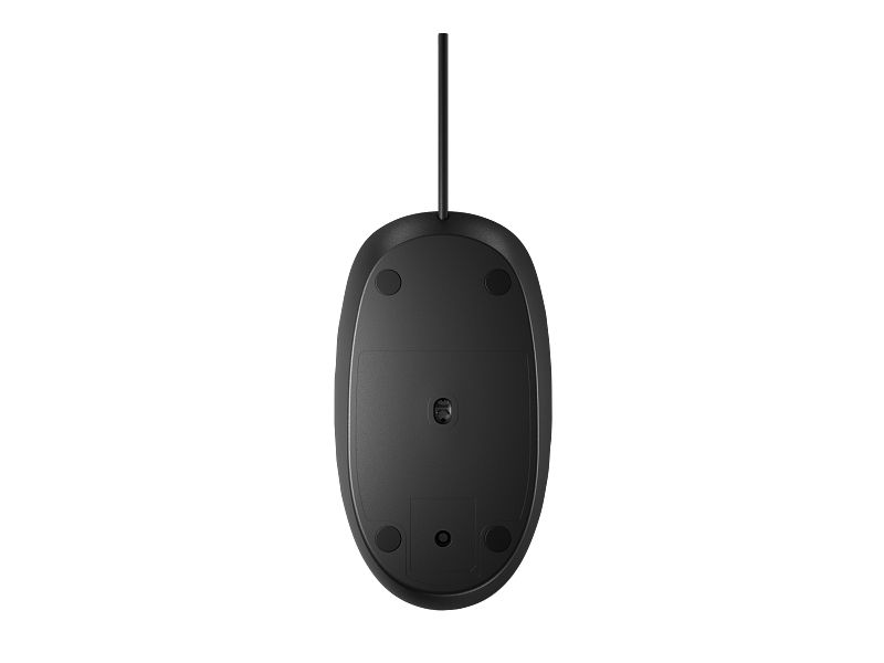 Mouse HP cu cablu USB 128 negru, BULK 120buc. (265D9A6)_1