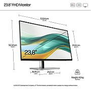 HP S5 Pro 524PF Monitor - FHD 23.8