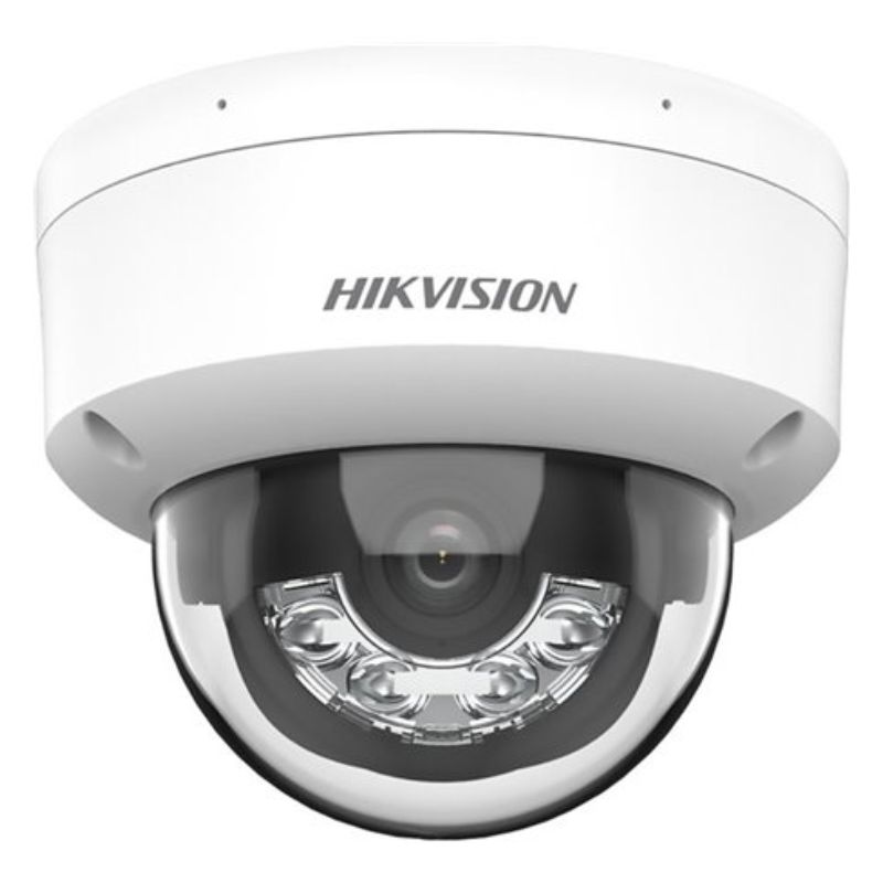 Hikvision DS-2CD2163G2-LIS2U(2.8mm)(NEGRU) 6 MP cameră de rețea dome fixă cu Acusense și iluminare hibridă inteligentă_1