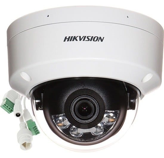 Hikvision DS-2CD2163G2-LIS2U(4mm) 6 MP cameră de rețea dome fixă cu Acusense și iluminare hibridă inteligentă_1