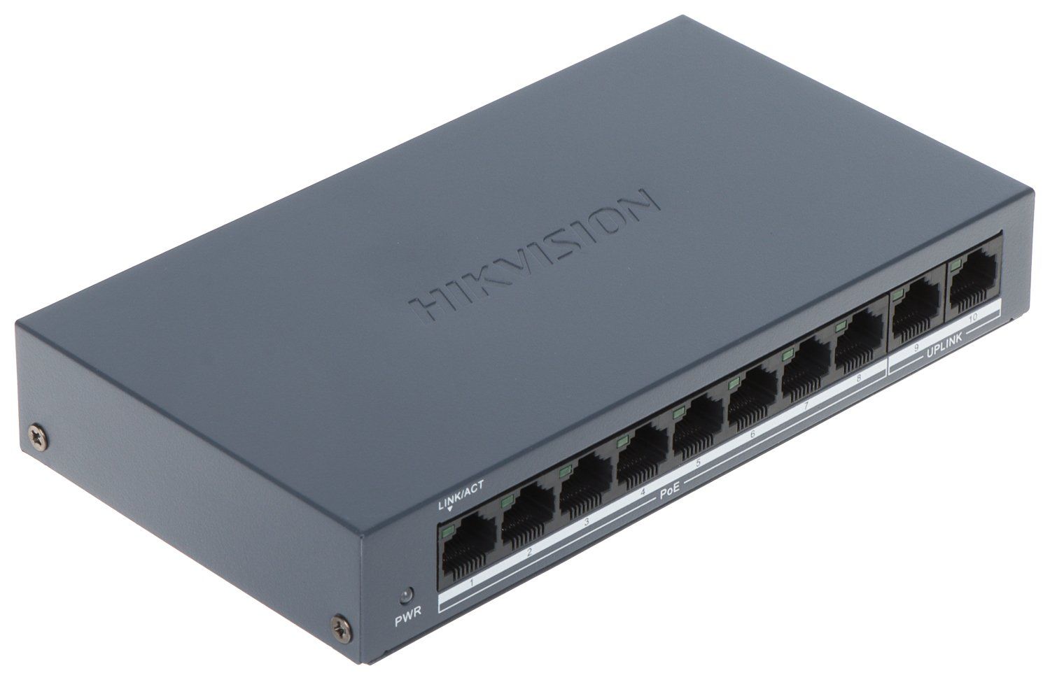 Hikvision DS-XS0110-P Switch POE neadministrat 8 porturi Ethernet rapid_1