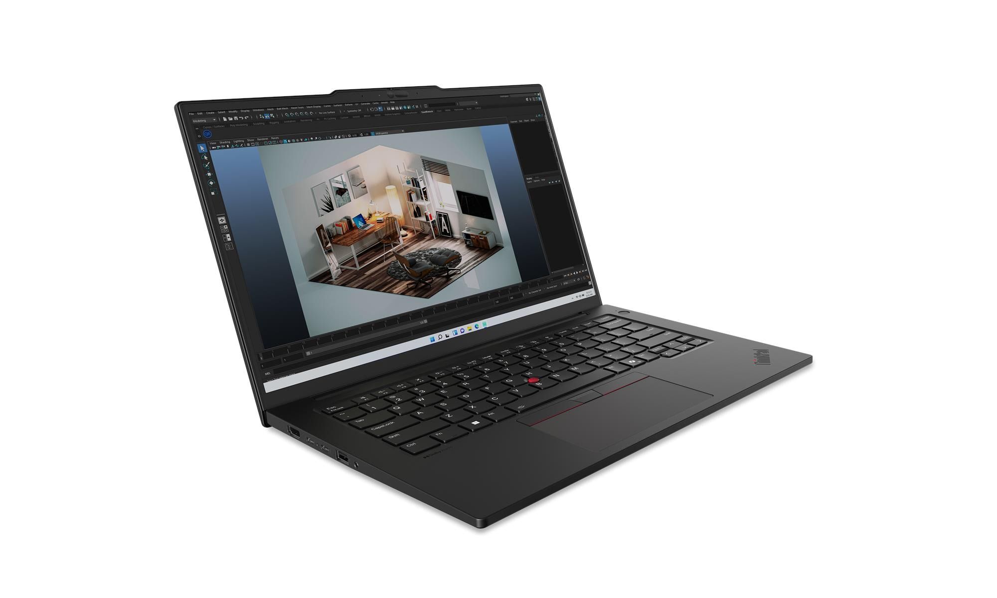 Lenovo ThinkPad P14s Gen5 AMD 14'' WUXGA 400N AMD Ryzen 7 Pro 8840HS 32GB RAM 1TB SSD FPR SCR Keyboard backlit German W11P 3YC_1