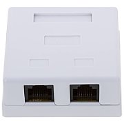 Extralink | Priză de perete | 2x RJ45 KAT5E STP_1