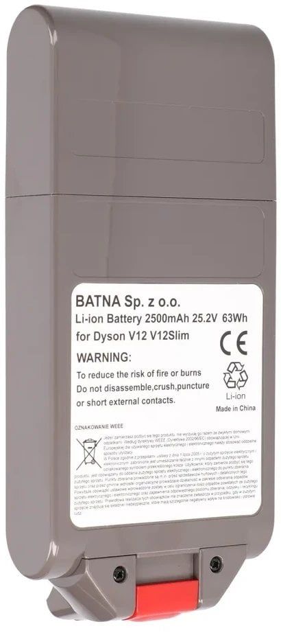 Extralink, V12 BATERIA DYSON 25.2V 2500MAH_1