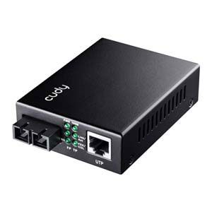 Cudy MC100SA-20 Media Converter 10/100M Ethernet Media Converter, 10/100M 1310nm SM 20Km SC,113C_3