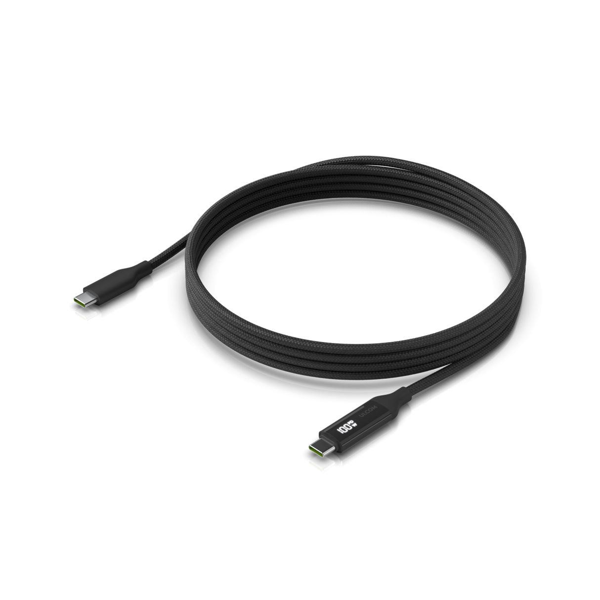 Ubiquiti UACC-Cable-USB-100W-1M-BK cabluri USB USB C Negru, Gri_1