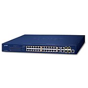 PLANET GS-4210-24P4C switch-uri Gestionate L2/L4 Gigabit Ethernet (10/100/1000) Power over Ethernet (PoE) Suport 1U Albastru_1