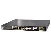 PLANET GS-4210-24P4C switch-uri Gestionate L2/L4 Gigabit Ethernet (10/100/1000) Power over Ethernet (PoE) Suport 1U Albastru_2