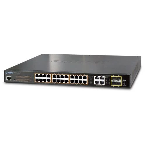 PLANET GS-4210-24P4C switch-uri Gestionate L2/L4 Gigabit Ethernet (10/100/1000) Power over Ethernet (PoE) Suport 1U Albastru_4
