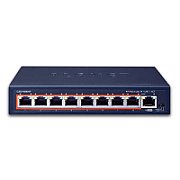 PLANET GSD-908HP switch-uri Fara management Gigabit Ethernet (10/100/1000) Power over Ethernet (PoE) Suport Albastru_4