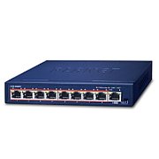 PLANET GSD-908HP switch-uri Fara management Gigabit Ethernet (10/100/1000) Power over Ethernet (PoE) Suport Albastru_1