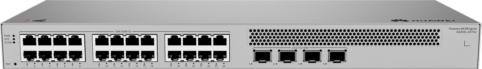 HUAWEI eKit S220S-24T4J Gestionate L2 Gigabit Ethernet (10/100/1000) 1U Gri_3