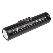 SUPORT numar de telefon parbriz Spacer, Functie ascundere numar, Negru, 