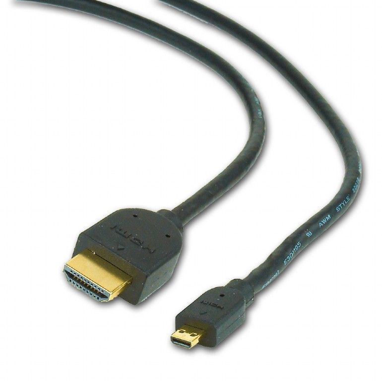 CABLU video GEMBIRD, adaptor HDMI (T) la Mini-HDMI (Type C)(T), 1.8m, rezolutie maxima 4K DCI (4096 x 2160) la 60 Hz, negru, 