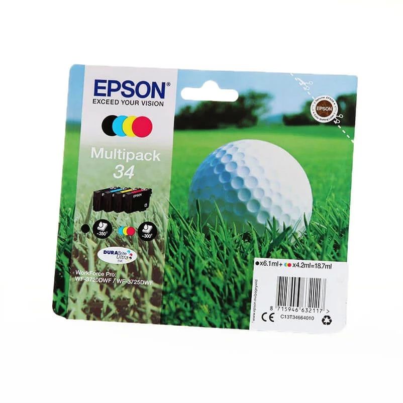 Epson Golf ball Multipack 4-colours 34 DURABrite Ultra Ink_3