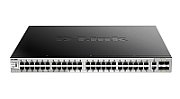 D-Link DGS-3130-54PS/E switch-uri Gestionate L3 Gigabit Ethernet (10/100/1000) Power over Ethernet (PoE) Suport Gri_1