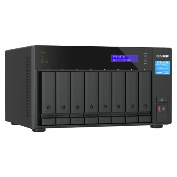 QNAP TVS-H874T-I7-32G NAS & servere de stocare a datelor Tower Intel® Core™ i7 32 Giga Bites DDR4 0 TB QNAP QTS Negru_3
