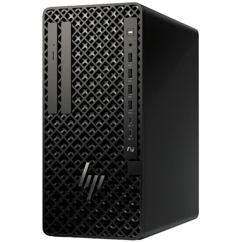 Desktop Workstation HP Z2 G1i Tower, Intel Core Ultra 7 265K 20-core (3.9GHz, up to 5.5GHz, 30MB), video dedicat nVIDIA RTX A1000 8 GB, RAM 32GB DDR5 5600MHz (2x16GB), SSD 1TB PCIe-5x4 2280 M.2, no ODD, LAN 10/100/1000, porturi: 6x USB Type-A 10Gbps/ 3x USB Type-A 480Mbps/ 2x USB Type-C 20Gbps/ 1x_1
