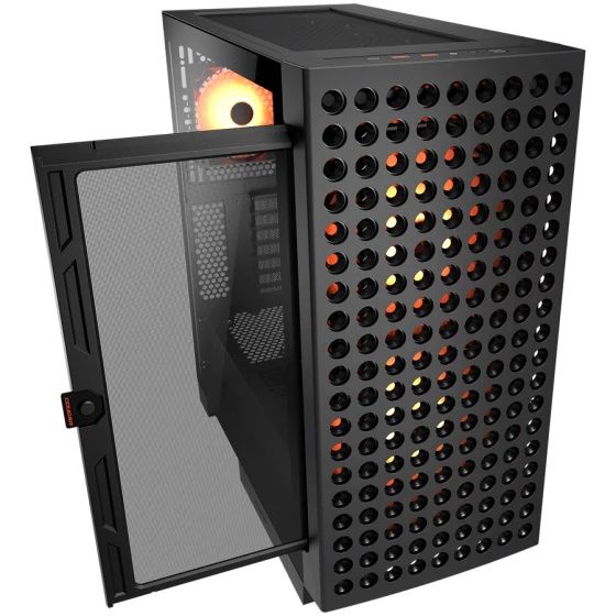 COUGAR AIRFACE ECO RGB PC Case, Mid Tower, Black_2