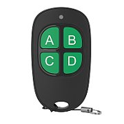 TELECOMANDA UNIVERSALA RF Superior,compatib porti si bariere cu frecv fixa 433.92 Mhz,necesita telecomanda orig ptr copiere cod, bateriile (2xCR2016) incluse, negru 