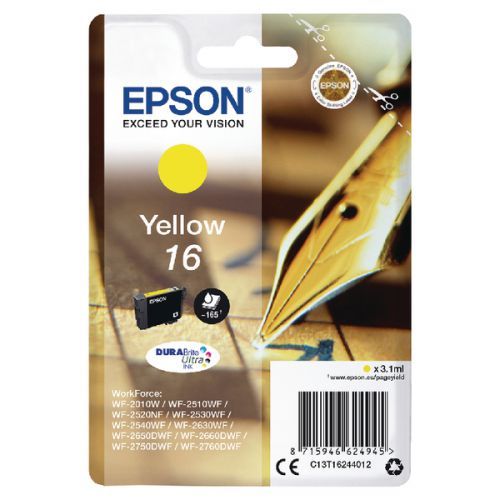 Epson Pen and crossword Singlepack Yellow 16 DURABrite Ultra Ink_3