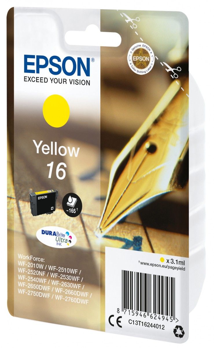 Epson Pen and crossword Singlepack Yellow 16 DURABrite Ultra Ink_4