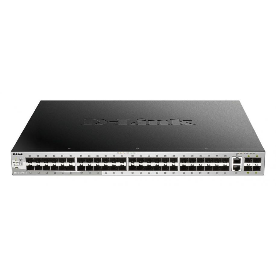 D-Link DGS-3130-54S/E switch-uri Gestionate L3 10G Ethernet (100/1000/10000) Gri_1