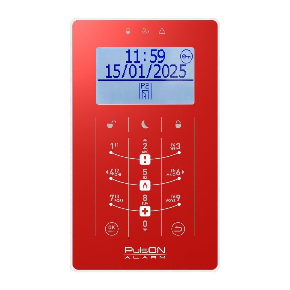 BCS PULSON FRONT LCD/S RO Front roșu pentru tastatura LCD/S_1