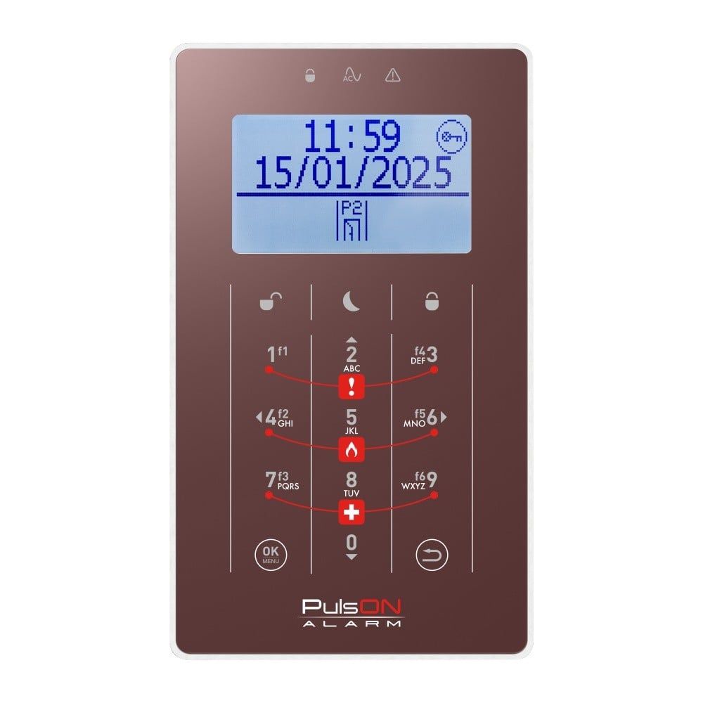 BCS PULSON FRONT LCD/S BRO Front brun pentru tastatura LCD/S_1