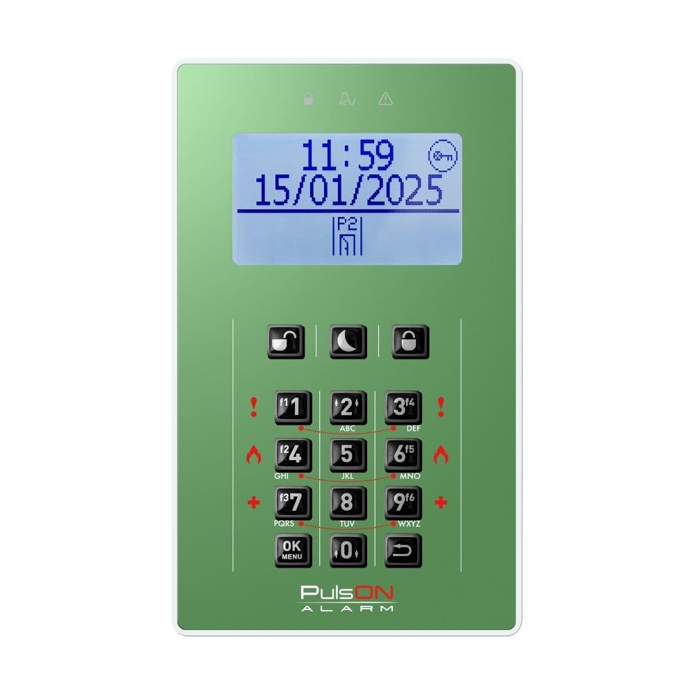 BCS PULSON FRONT LCD/C GEL Fațadă verde deschis pentru tastatura LCD/C_1