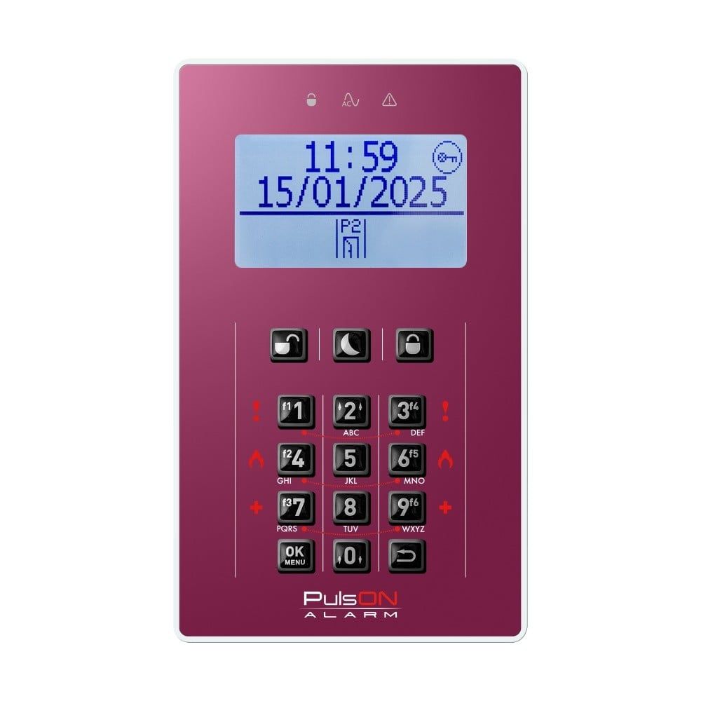 BCS PULSON FRONT LCD/C BUR Front burgund pentru tastatura LCD/C_1