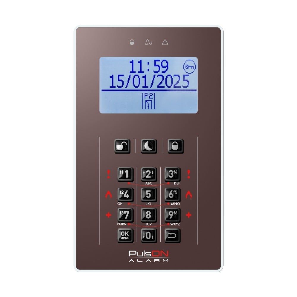 BCS PULSON FRONT LCD/C BRO Panou front pentru tastatură LCD/C maro_1