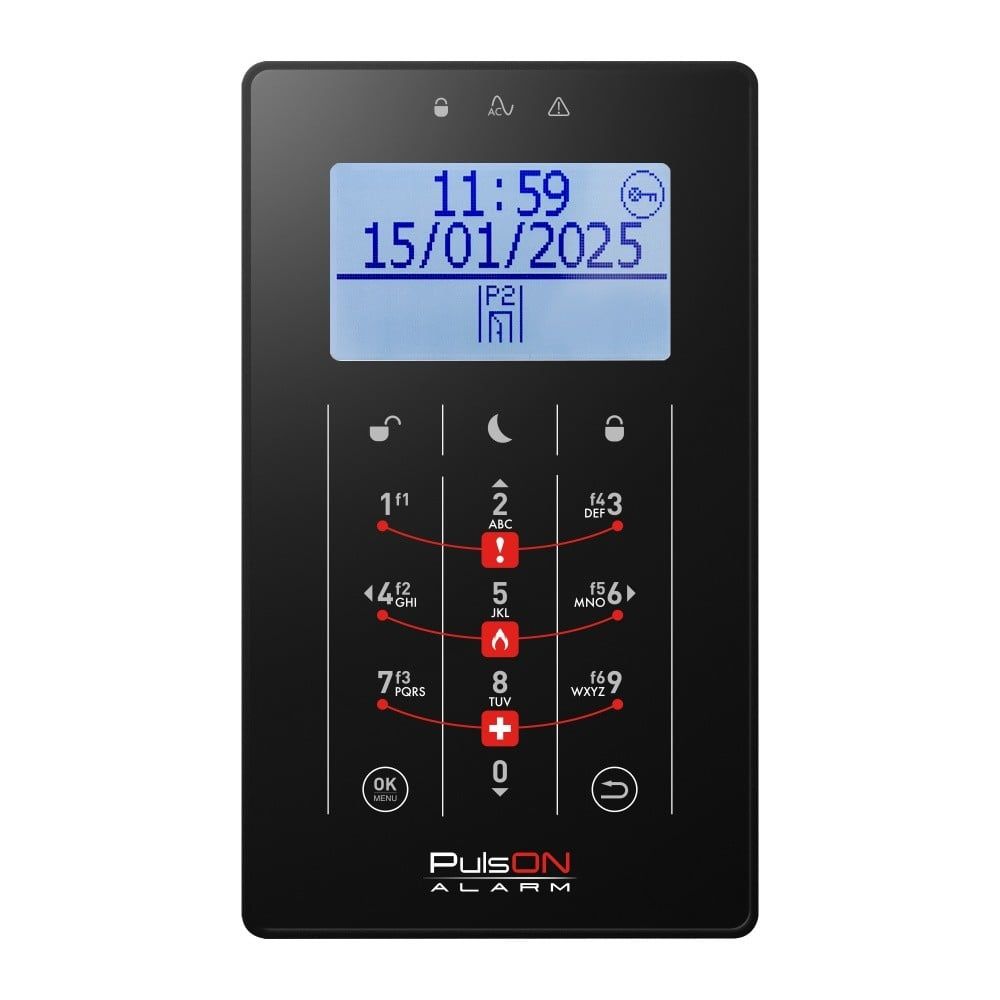 BCS PULSON FRONT LCD/C BLA Față neagră pentru tastatura LCD/C_1