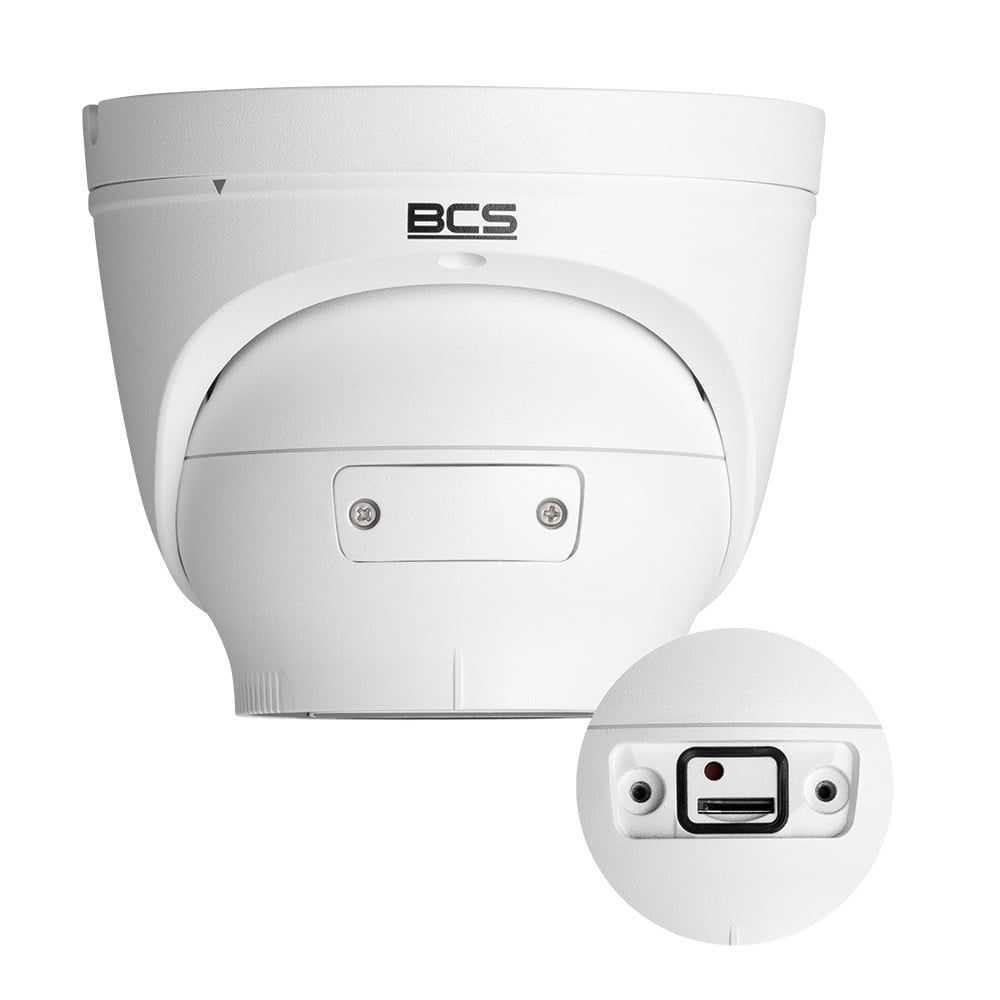 BCS BCS-P-EIP45VSR4(2) Cameră Dome IP 5MP cu IR, microfon și carcasă IP67_1
