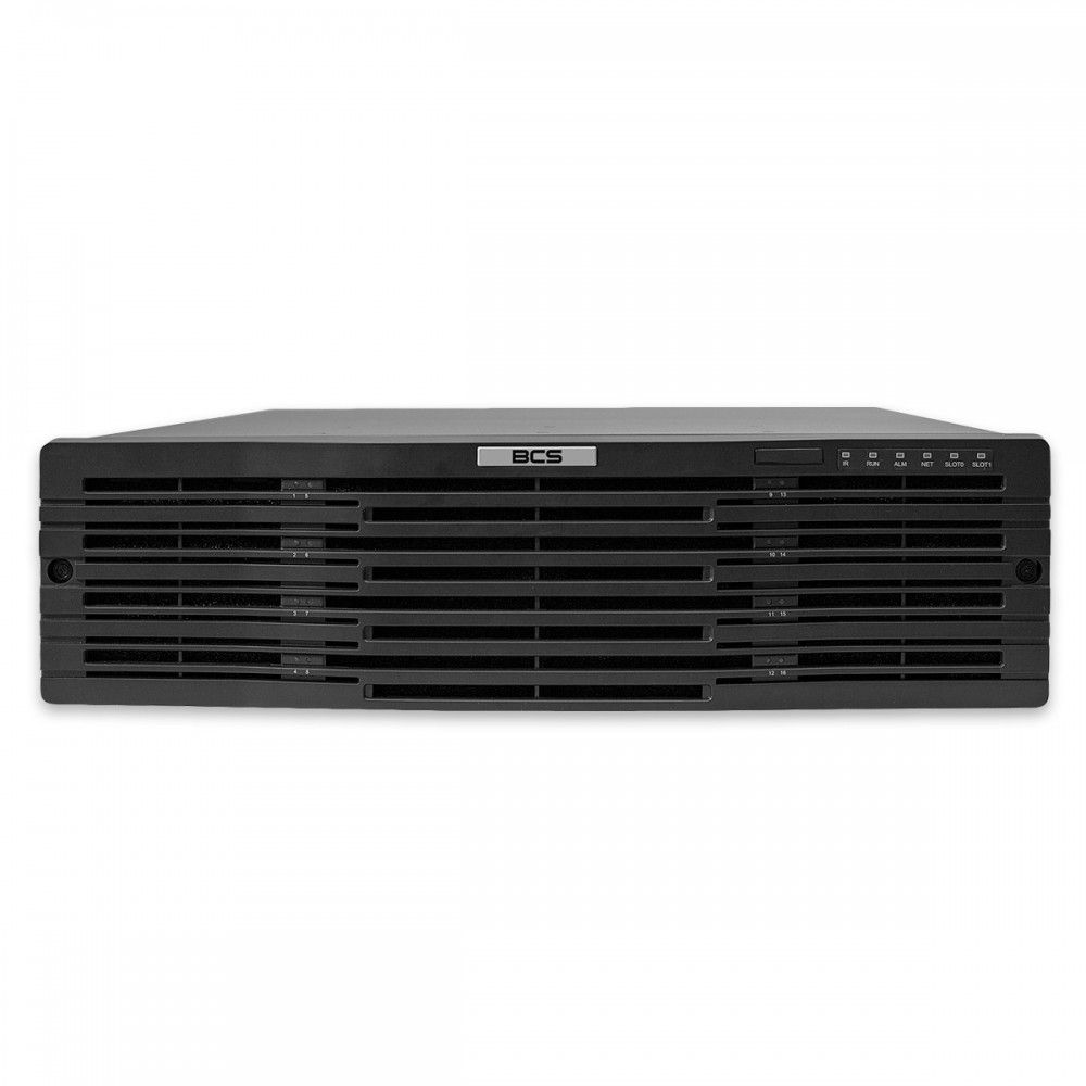 BCS BCS-P-NVR6416-4KR Recorder IP cu 64 de canale, cu RAID și suport pentru camere de 12MP_1