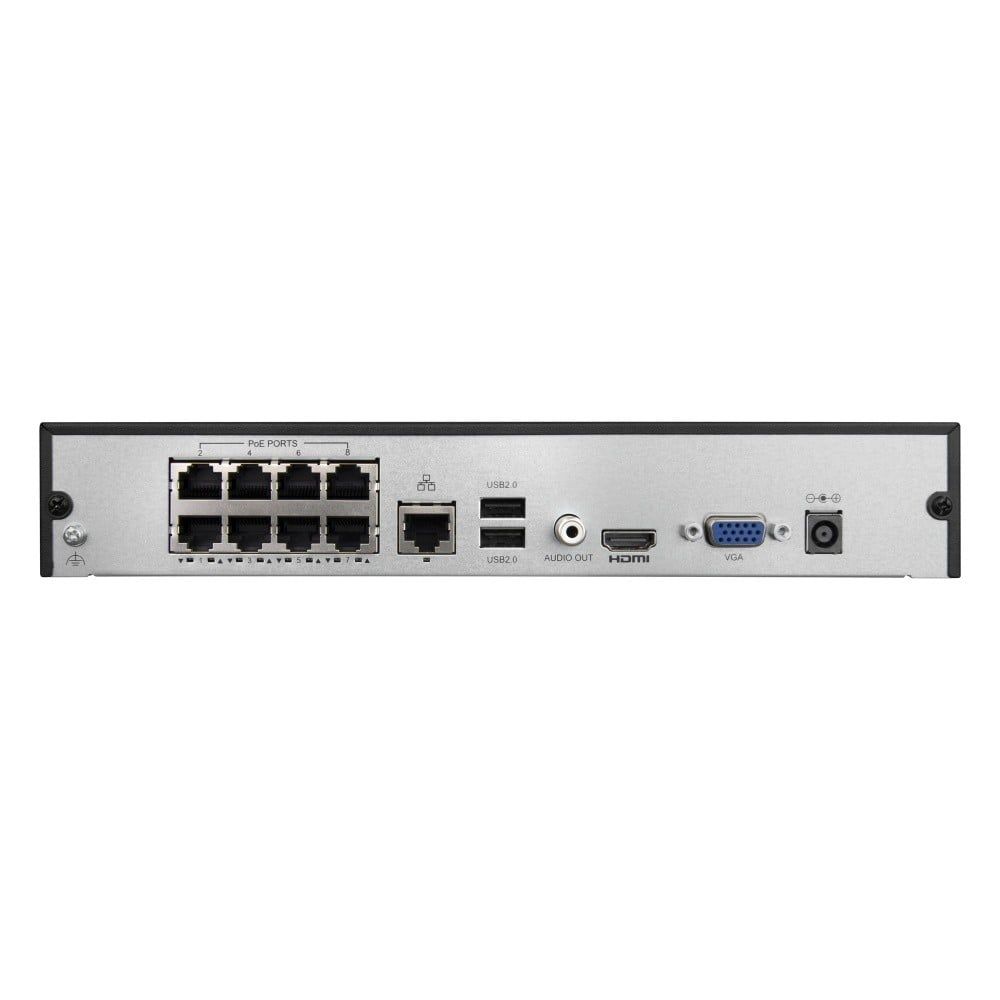 BCS BCS-P-NVR0801-4KE-8P-III Recorder IP cu 8 canale cu PoE și ieșire HDMI 4K_1