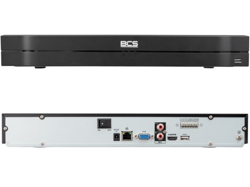 BCS BCS-L-NVR0802-A-4KE(2) Recorder IP 8 canale 4K cu suport pentru cameră de 16MP și funcții inteligente_1