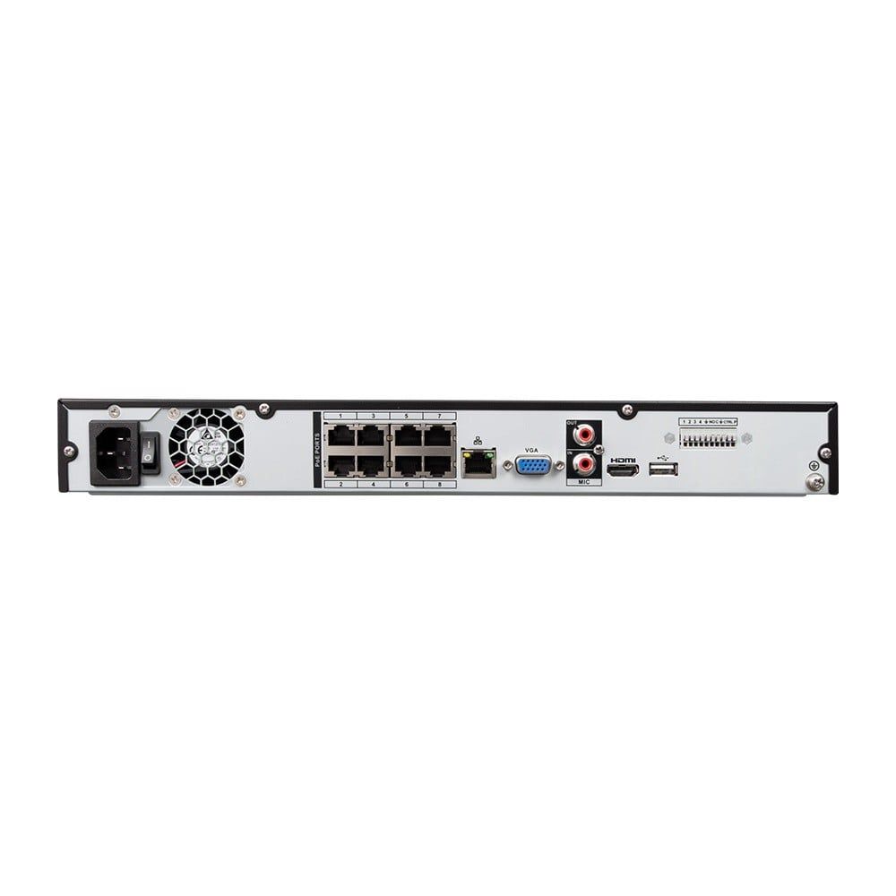 BCS BCS-L-NVR0802-A-4KE-8P(2) Recorder IP 8 canale cu PoE și suport pentru camere de 16MP_1