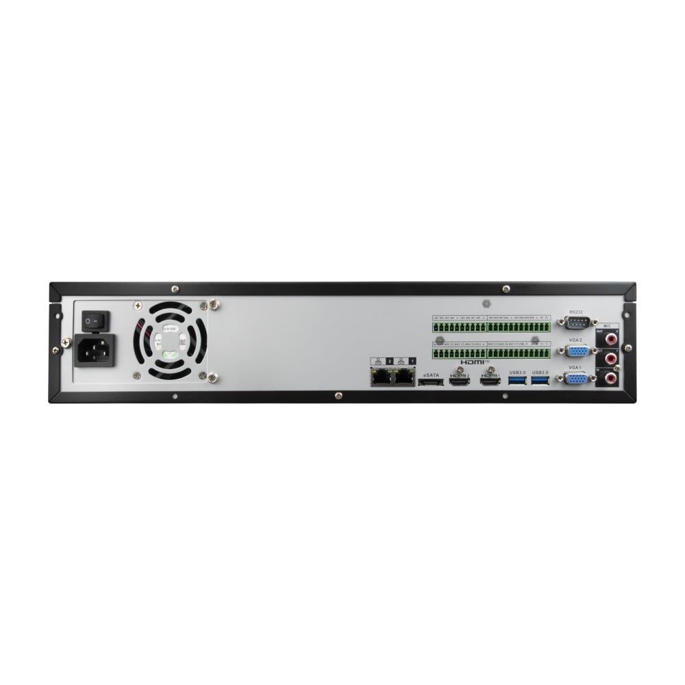 BCS BCS-L-NVR6408R-A-4K-Ai(2) Recorder IP cu 64 canale, cu RAID și 8 hard disk-uri, suport pentru camere de 32MP_2