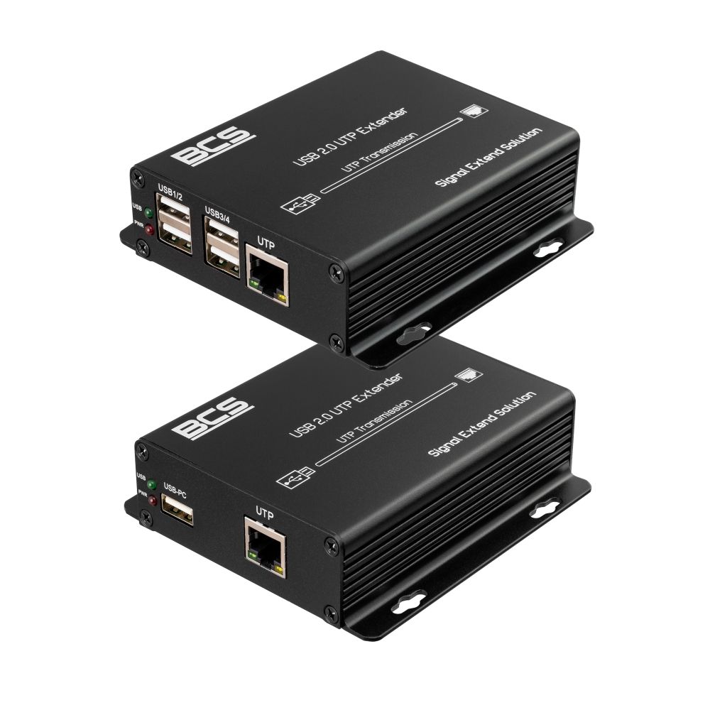 BCS BCS-UTP-4USB-SET(2) Extender USB prin cablu UTP până la 100m, suportă 4 dispozitive_1