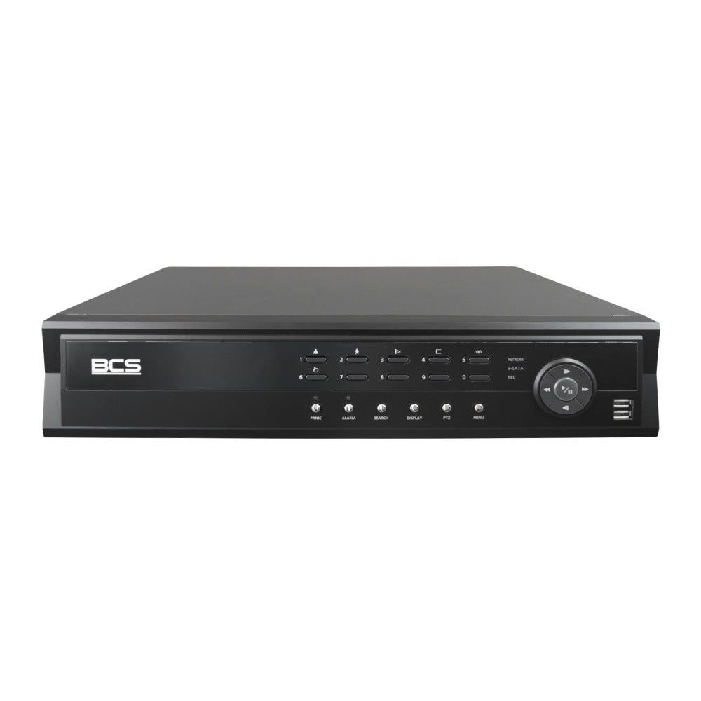 BCS BCS-U-NVR1606-A-4K-16P(8TB) Recorder IP cu 16 canale cu PoE și HDD de 8TB 12MP_1