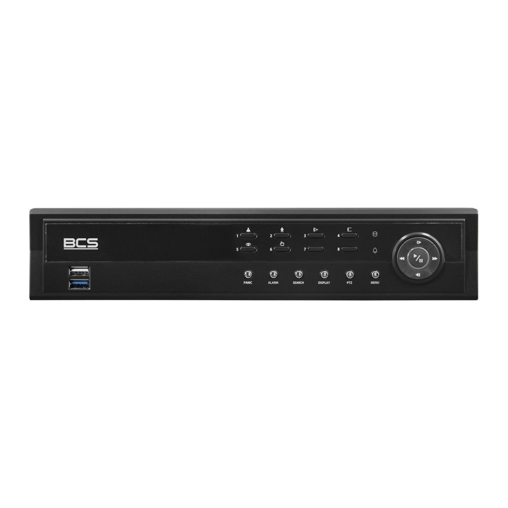 BCS BCS-U-NVR0802-A-4K-8P(6TB) Recorder IP cu 8 canale și PoE, 6TB, 4K HDMI, suport pentru camere de 12MP_1