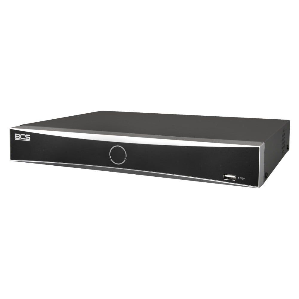 BCS BCS-V-NVR0401-4KE-4P(3) Recorder IP cu 4 canale, cu tehnologie AcuSense și PoE 50W_1