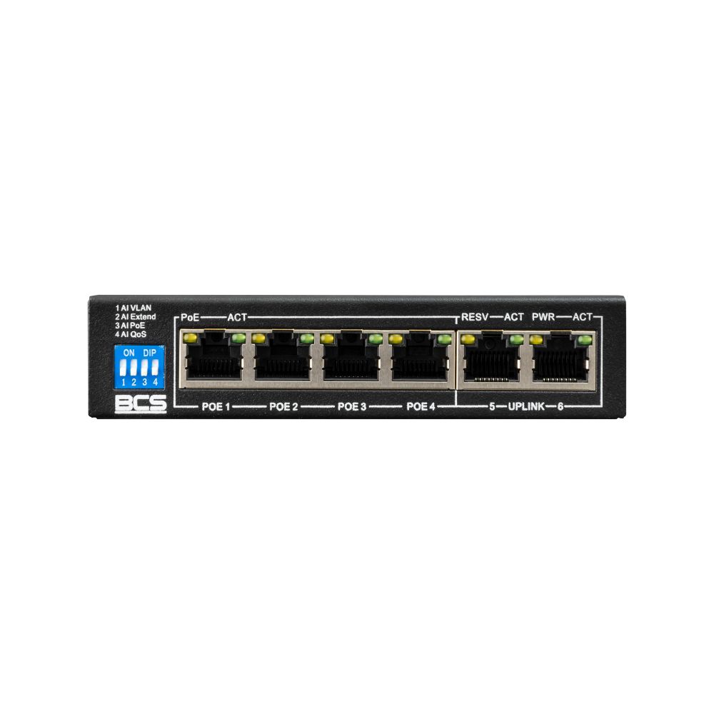 BCS BCS-B-SP0402 Switch PoE cu 4 porturi și tehnologia exPoE 60W_2