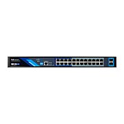 BCS BCS-B-SP24G-2SFP-M Switch PoE Gestionat 24 Porturi 1Gbps cu Tehnologia exPoE_1