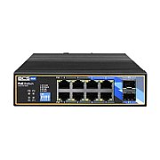BCS BCS-B-ISP08G-2SFP Switch PoE Industrial 8 Porturi pentru Raill DIN 1Gbps_1