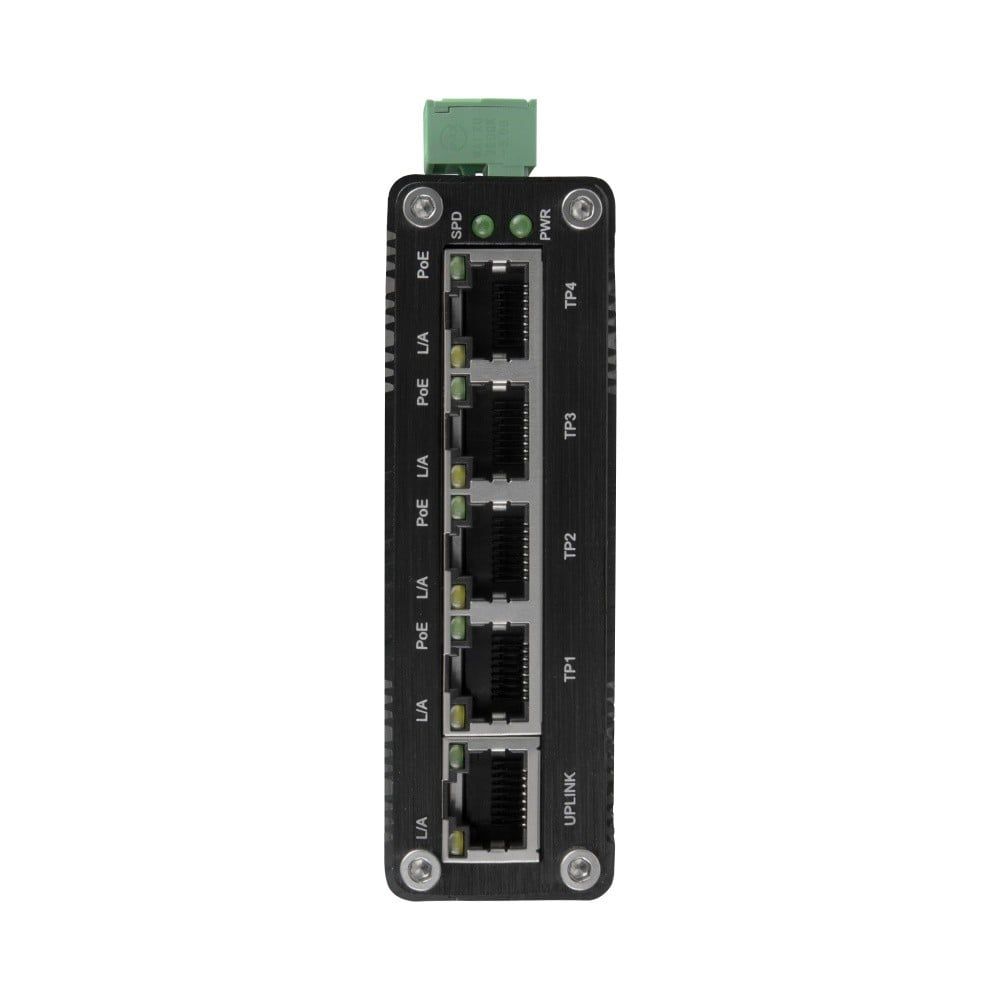 BCS BCS-ISP04G01G Switch PoE industrial cu 4 porturi pentru șină DIN 120W_2