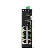BCS BCS-L-SP08E01G-1SFP(2) Switch industrial PoE pe 8 porturi pe șină DIN 120W_1